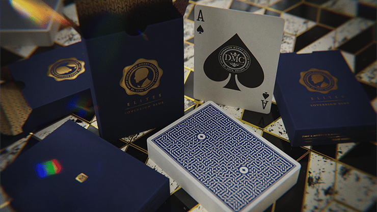 DMC Elites: V4 Sovereign Blue Playing Cards - thumbnail 6
