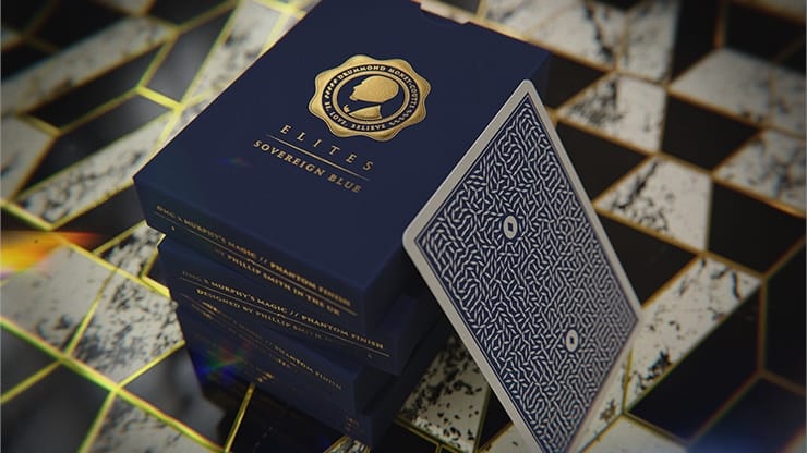 DMC Elites: V4 Sovereign Blue Playing Cards - image 1