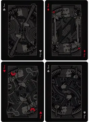 Double Black Playing Cards - image 2