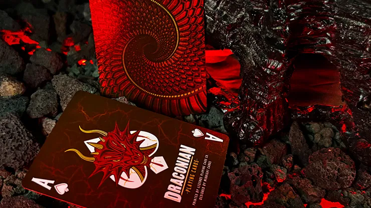 Draconian Crimson Playing Cards - image 3