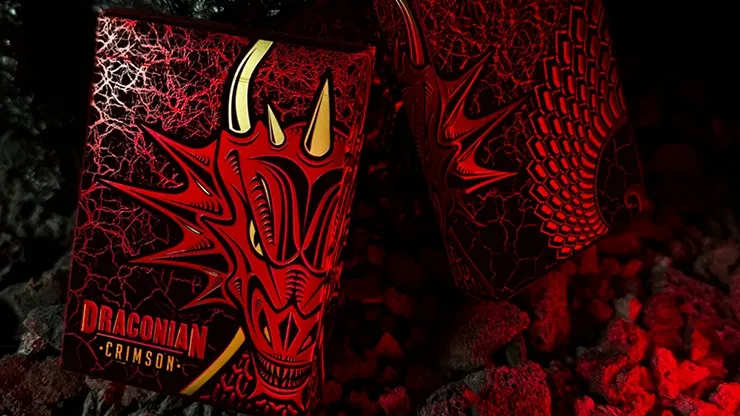 Draconian Crimson Playing Cards - image 1