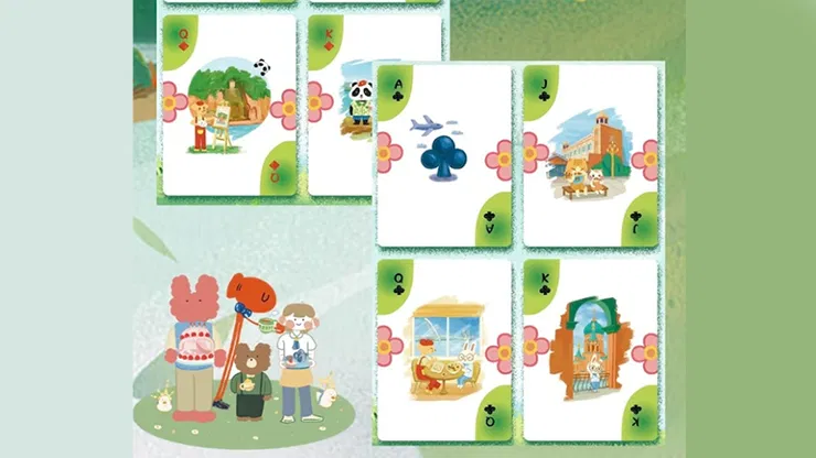 Early Summer Trip Playing Cards - image 4