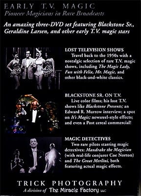 Early TV Magic Collection - Various - Vanishing Inc. Magic shop