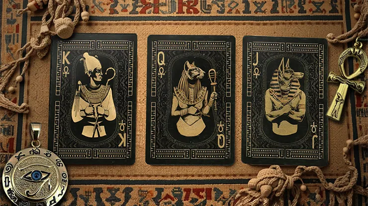 Egypt Mythology Black Edition  Playing Cards - image 2