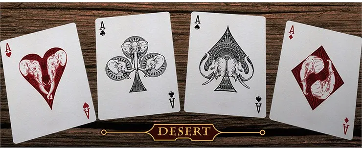 Elephant Playing Cards - Desert - image 4