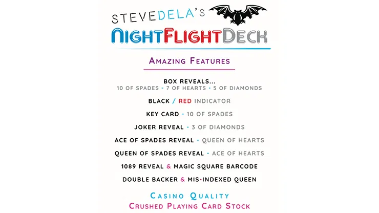 Elite Night Flight Marked Playing Cards - image 2