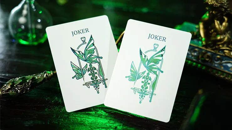 Emerald Green Morpho Playing Cards - image 3