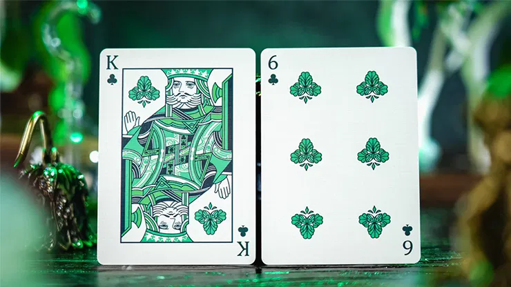 Emerald Green Morpho Playing Cards - image 4