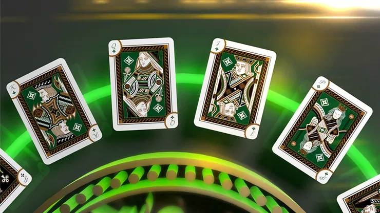 Grandmasters Emerald Princess Playing Cards - image 2