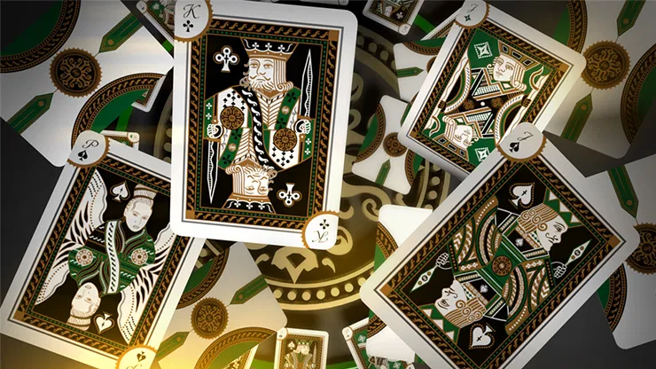 Grandmasters Emerald Princess Foiled Playing Cards - image 2