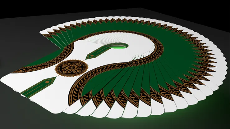 Grandmasters Emerald Princess Foiled Playing Cards - image 4