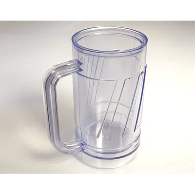 Evaporating Milk Glass (with handle)