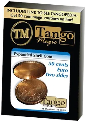 Expanded Shell Coin 50 Cent Euro