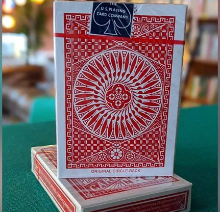 Experts Thin Crushed Tally-Ho Circle Back Playing Cards - image 1