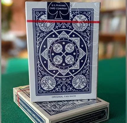 Experts Thin Crushed Tally-Ho Fan Back Playing Cards - image 1