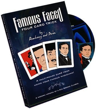 Famous Faced - Four Card Trick