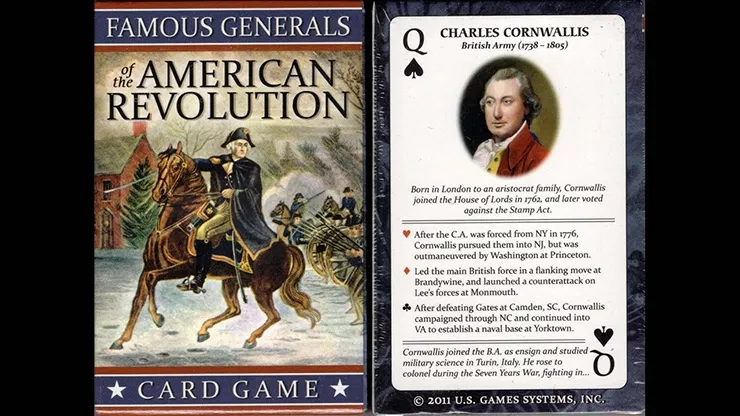 Famous Generals of the American Revolution Playing Cards - image 1