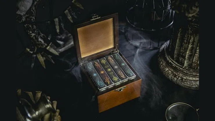 Five Elements Playing Cards Wooden Collection Set (w/ Dice) - image 2