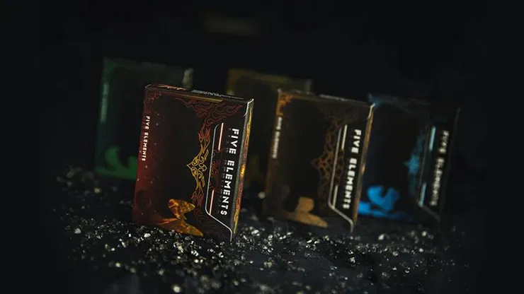 Five Elements Playing Cards Wooden Collection Set (w/ Dice) - image 4