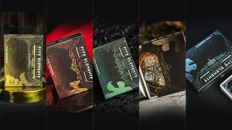 Five Elements Playing Cards Wooden Collection Set (w/ Dice) - image 5