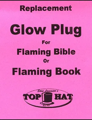 REPLACEMENT Glo Plug for Flaming Book/Bible