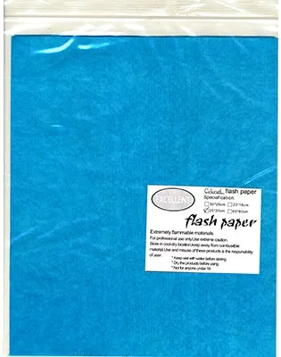 Blue Flash Paper