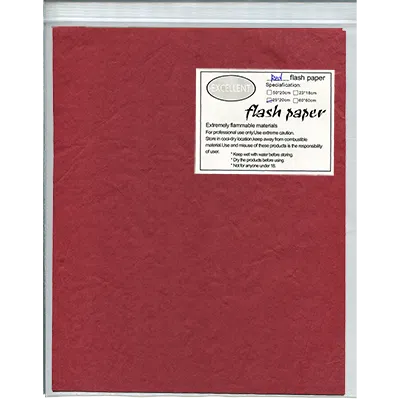 Red Flash Paper