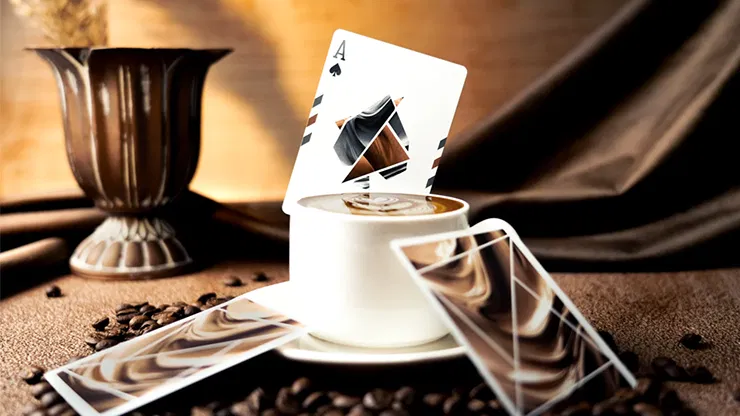 Flexible Mocha Mousse Playing Cards - image 2