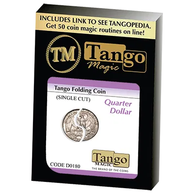 Folding Coin - Quarter (Traditional Single Cut)