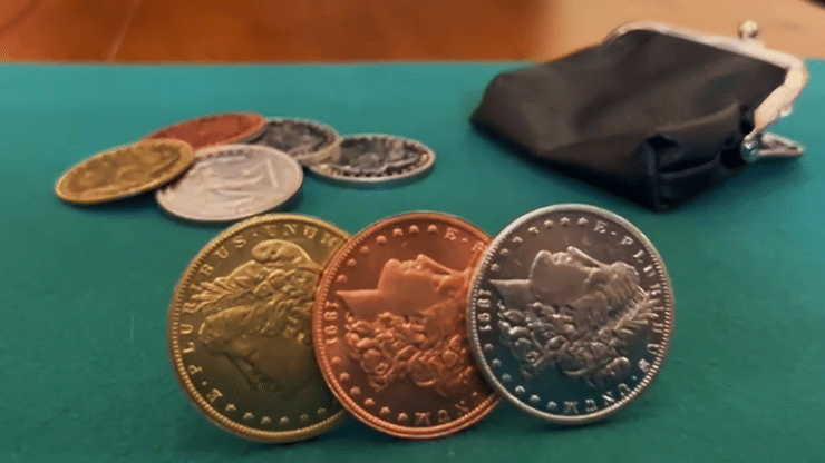Follow the Silver - Replica Morgan Dollar (Copper/Silver/Brass) - thumbnail 2