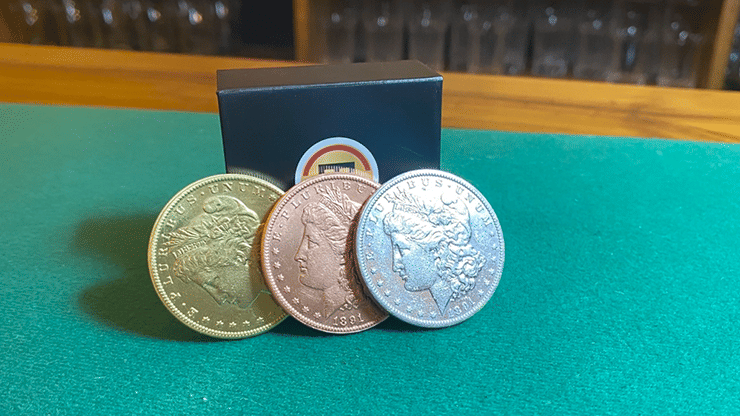 Follow the Silver - Replica Morgan Dollar (Copper/Silver/Brass) - thumbnail 3