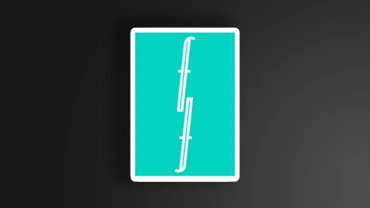 Fontaine Seafoam Playing Cards - image 3