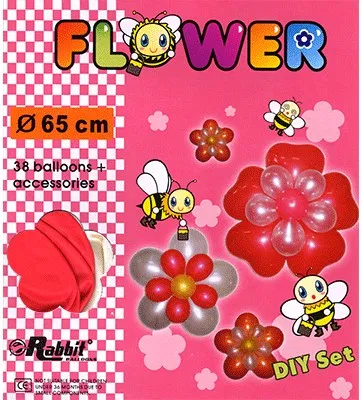 Four Balloon Flower Kit DIY SET