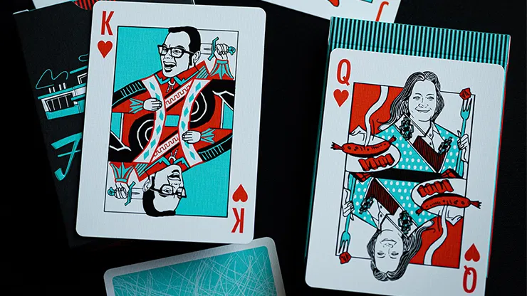 FRANKLIN BBQ RETRO BLACK PLAYING CARDS - image 4