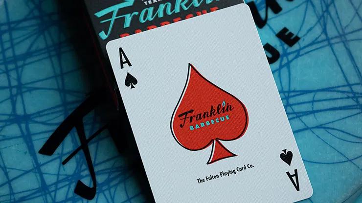 FRANKLIN BBQ RETRO BLACK PLAYING CARDS - image 5