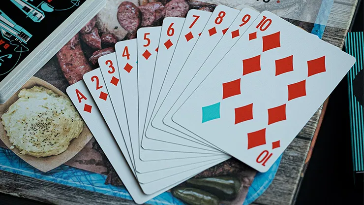 FRANKLIN BBQ RETRO BLACK PLAYING CARDS - image 6
