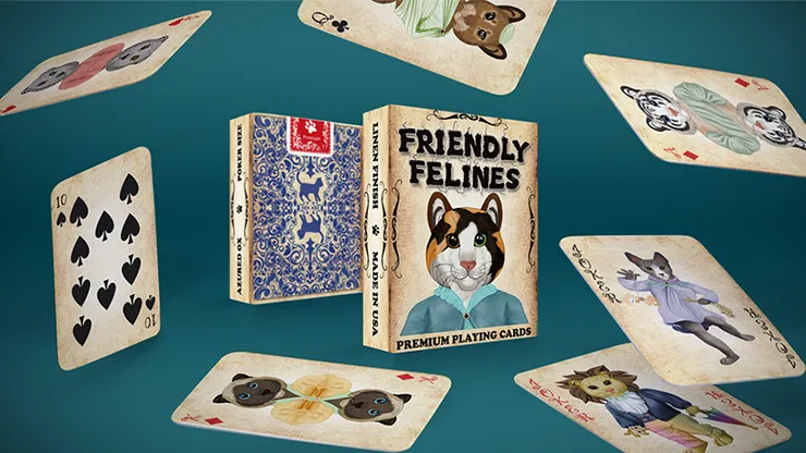 Friendly Feline Playing Cards - image 1