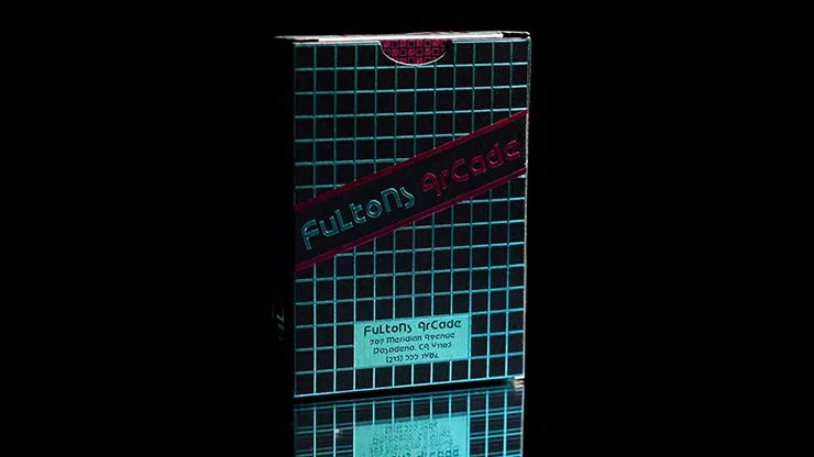 FULTONS Arcade TRON Edition Pink and Blue Foil Playing Cards - image 6