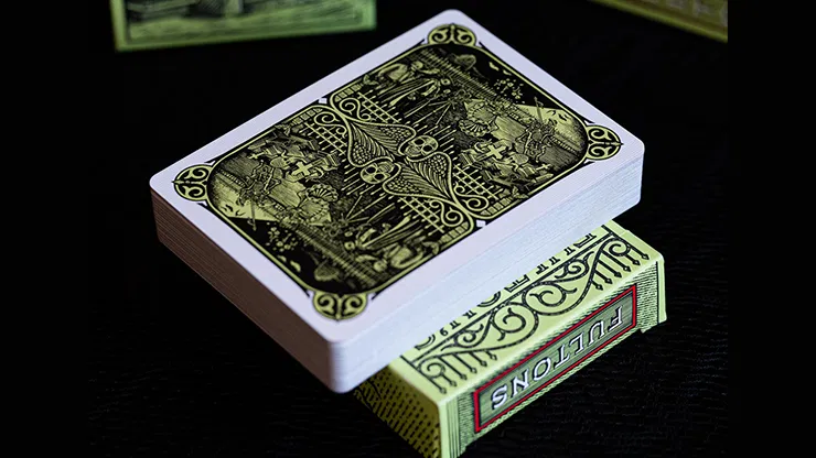 Fulton's Day Of The Dead Green Edition Playing Cards - image 2