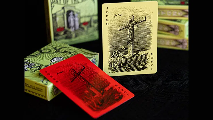 Fulton's Day Of The Dead Green Edition Playing Cards - image 3