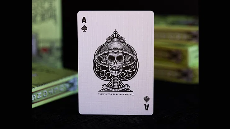 Fulton's Day Of The Dead Green Edition Playing Cards - image 4
