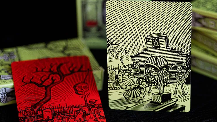 Fulton's Day Of The Dead Green Edition Playing Cards - image 6