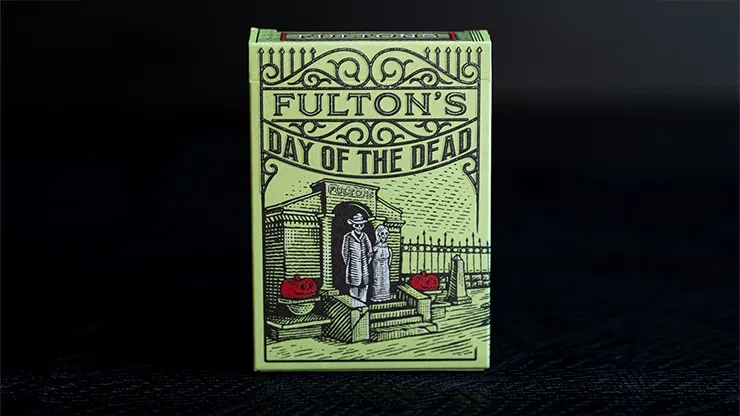Fulton's Day Of The Dead Green Edition Playing Cards - image 1