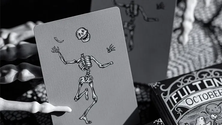 Fulton's October Tombstone Grey Playing Cards - image 2