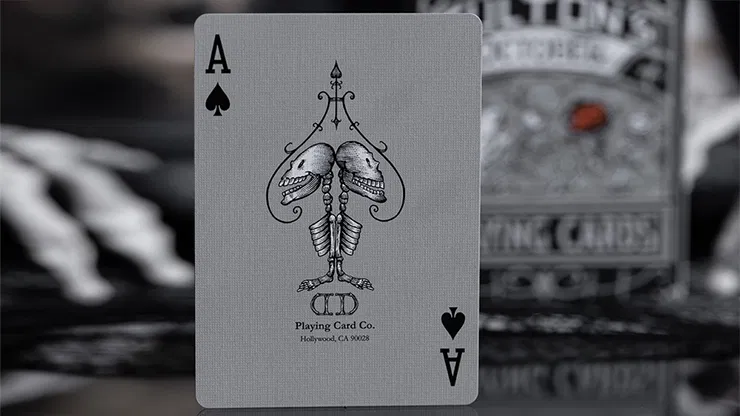 Fulton's October Tombstone Grey Playing Cards - image 3