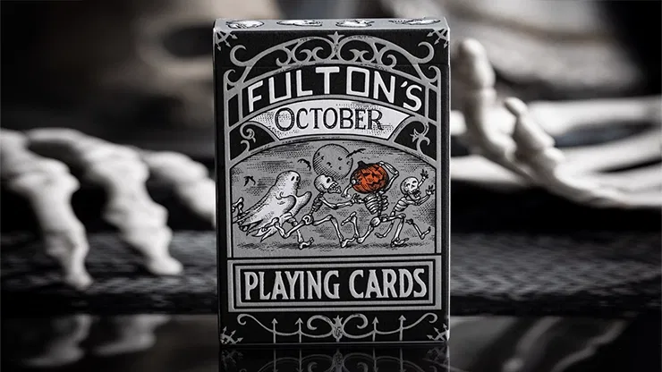 Fulton's October Tombstone Grey Playing Cards - image 1