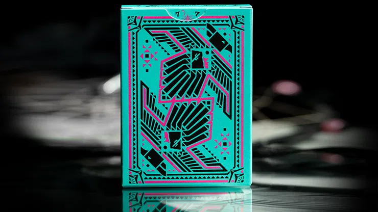 FULTON'S THUNDERBIRD ROOM TURQUOISE EDITION PLAYING CARDS - image 6