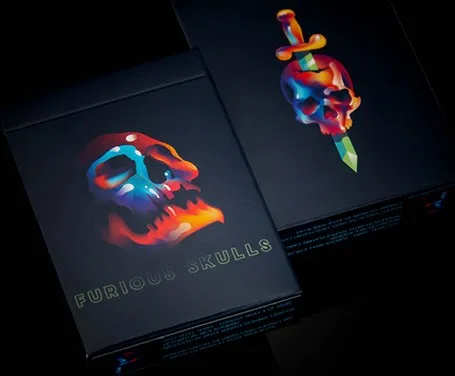 Furious Skull Playing Cards - image 1