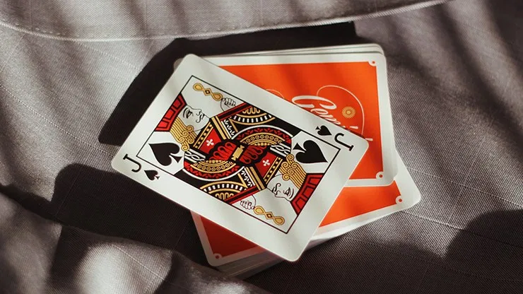 Gemini Casino 1975 Orange Playing Cards - image 5