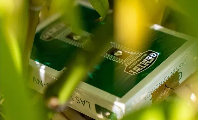 Gemini Casino Emerald Green Playing Cards - image 1